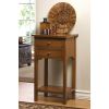 Accent Plus Wood Side Table with Two Drawers