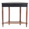 Accent Plus Vintage-Look Half-Moon Wood Hall Table