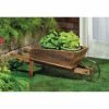 Accent Plus Old-Fashioned Wheelbarrow Planter