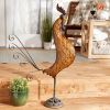 Accent Plus Iron Rooster Art Sculpture