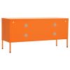 vidaXL TV Cabinet Orange 41.3"x13.8"x19.7" Steel