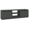 vidaXL TV Cabinet Gray 47.2"x11.8"x14" Engineered Wood