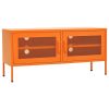 vidaXL TV Cabinet Orange 41.3"x13.8"x19.7" Steel