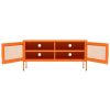 vidaXL TV Cabinet Orange 41.3"x13.8"x19.7" Steel