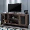 TV Stand for 45 Inches TV; Industrial TV Stand with Storage Shelf; Cable Management; Cabinets; Entertainment Center for Home; Living Room; Office