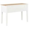 vidaXL Writing Desk White 43.1"x17.7"x30.5" Wood