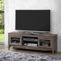 Grey Driftwood TV Stand