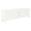 vidaXL TV Cabinet White 47.2"x11.8"x15.7" Wood