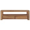 vidaXL TV Cabinet 47.2"x11.8"x15.7" Solid Teak Wood