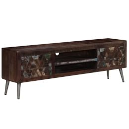 vidaXL TV Cabinet Solid Reclaimed Wood 55.1"x11.8"x17.7"