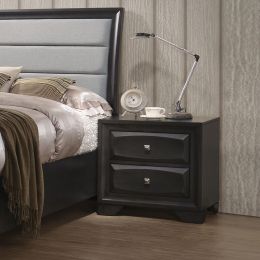 Soteris Nightstand in Antique Gray 26543