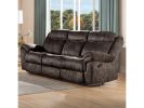 Zubaida Sofa (Glider &amp; Motion); 2-Tone Chocolate Velvet 55020