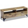 vidaXL TV Stand Mango Wood 47.2"x13.8"x17.7"