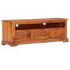 vidaXL TV Cabinet 47.2"x11.8"x15.7" Solid Acacia Wood