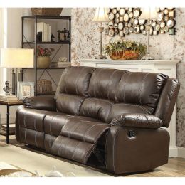 Zuriel Sofa (Motion) in Brown PU 52280