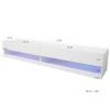 180 Wall Mounted Floating 80 inches TV Stand with 20 Color LEDs White