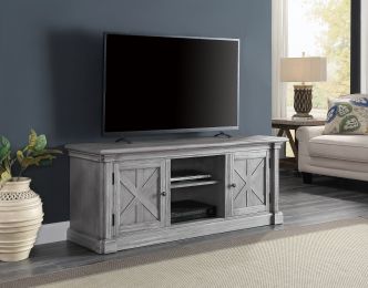 Lucinda TV Stand; Gray Oak 91612