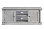 Lucinda TV Stand; Gray Oak 91612