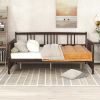 Full Size Daybed with Support Legs; Espresso ( OLD SKU: WF191900AAP)