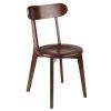 Pauline 2-Pc H-Leg Chair Set, Walnut