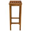 vidaXL Bar Chairs 2 pcs Solid Acacia Wood