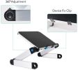 Adjustable Laptop Stand Table for Office; Portable Lap Desk Stand Compatible Notebook Tablets MacBook