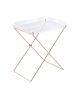 Cercie Tray Table in Clear Acrylic & Copper 98189