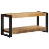 vidaXL TV Cabinet 35.4"x11.8"x15.7" Solid Mango Wood