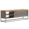 vidaXL TV Cabinet Recycled Teak and Steel 47.2"x11.8"x15.7"