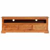 vidaXL TV Cabinet 47.2"x11.8"x15.7" Solid Acacia Wood