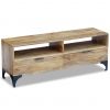 vidaXL TV Stand Mango Wood 47.2"x13.8"x17.7"