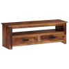 vidaXL TV Cabinet 46.6"x11.8"x15.7" Solid Sheesham Wood