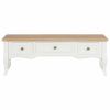 vidaXL TV Cabinet White 39.4"x13.8"x13.8" Wood