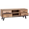 vidaXL TV Cabinet 47.2"x11.8"x17.7" Solid Teak