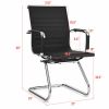 Set of 2 Heavy Duty Conference Chair with Protective Arm Sleeves