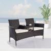 Outdoor Rattan Furniture Sofa And Table Set