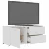 vidaXL TV Cabinet White 31.5"x13.4"x14.2" Engineered Wood