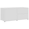 vidaXL TV Cabinet White 31.5"x13.4"x14.2" Engineered Wood