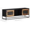 vidaXL TV Cabinet 47.2"x11.8"x15.7" Rough Mango Wood