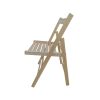 FOLDING CHAIR-2/S;  FOLDABLE STYLE -NATURAL