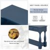 TREXM Console Table 64" Long Extra-thick Sofa Table with Drawers and Shelf for Entryway; Hallway; Living Room (Navy Blue)