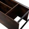 TV Stand for TV up to 50 inch 3 Tier Entertainment Center Modern TV Stand Media Console Table with Open Shelving Storage Wood Retro Industrial TV Cabi