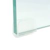 vidaXL TV Stand / Monitor Riser Glass Clear 15.7"x9.8"x4.3"