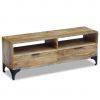 vidaXL TV Stand Mango Wood 47.2"x13.8"x17.7"