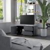 vidaXL TV Cabinet Gray 31.5"x13.4"x14.2" Engineered Wood