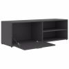 vidaXL TV Cabinet Gray 47.2"x13.4"x14.6" Engineered Wood