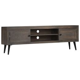 vidaXL TV Cabinet Solid Mango Wood 55.1"x11.8"x17.7"