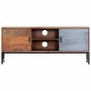 vidaXL TV Cabinet 47.2"x11.8"x19.2" Solid Acacia Wood