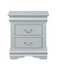 Louis Philippe Nightstand in Platinum 26733