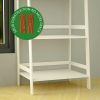 WTZ Bookshelf; Ladder Shelf; 5 Tier Bamboo Bookcase; Modern Open Book Case for Bedroom; Living Room;